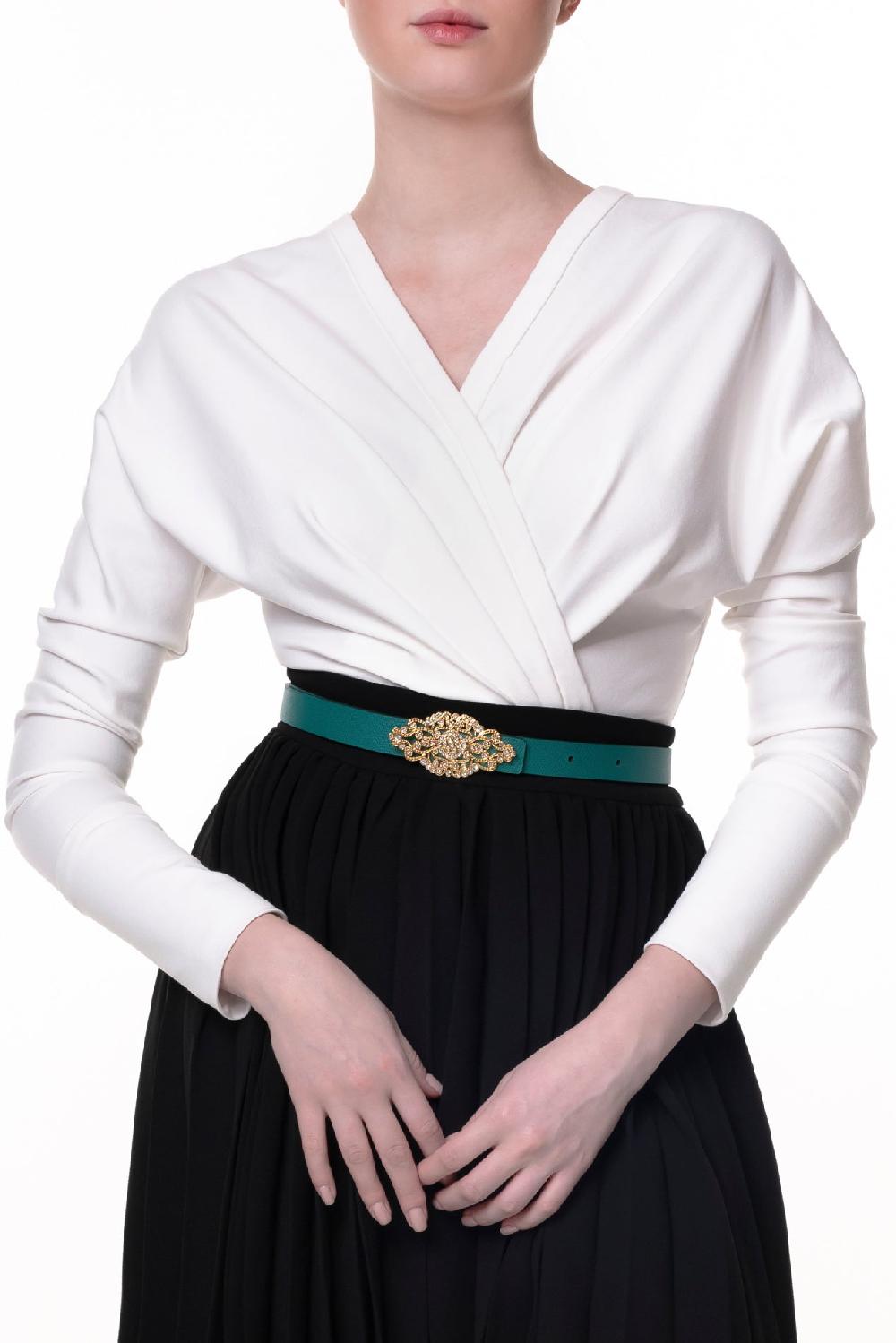 Rhea Costa Sofia Stretchy Top In Ivory