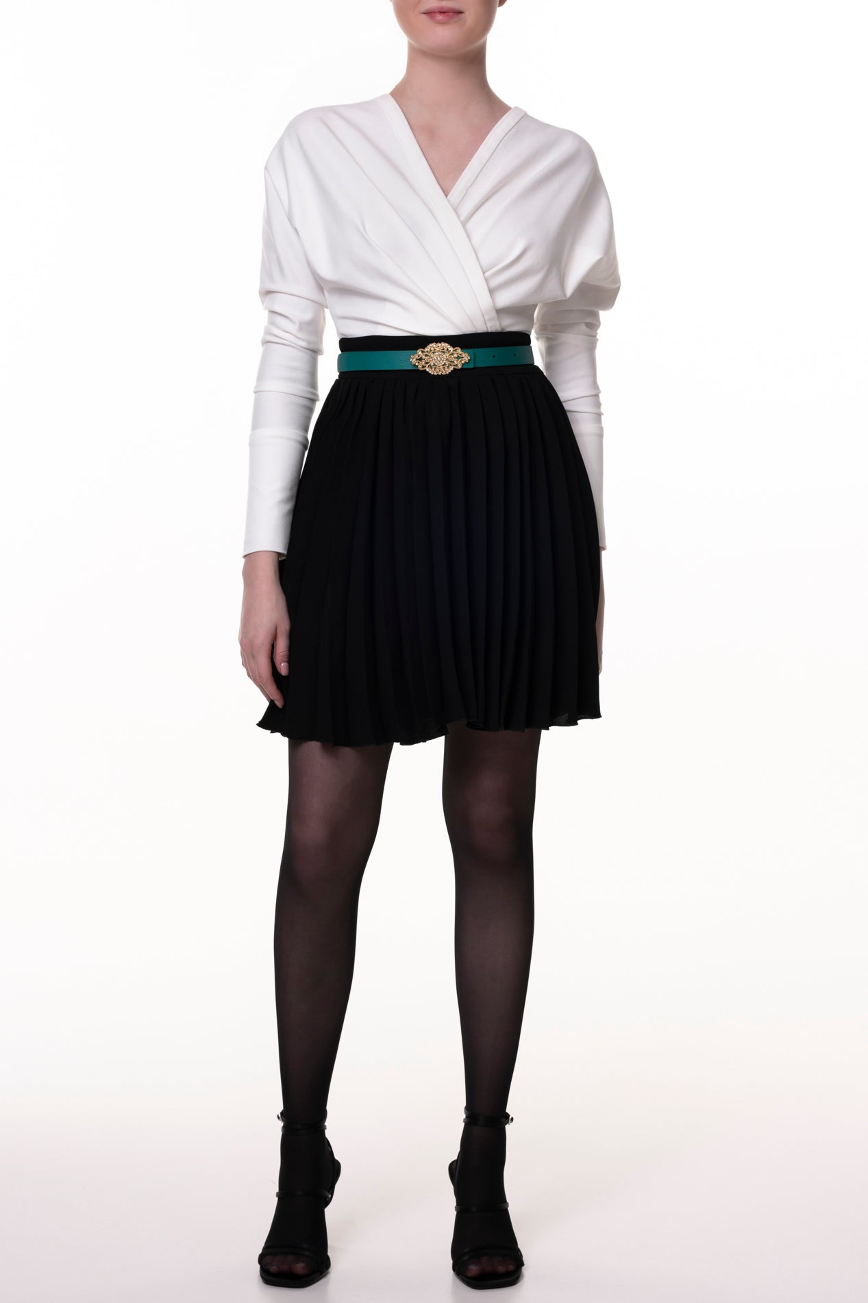 Rhea Costa Sofia Stretchy Top In Ivory