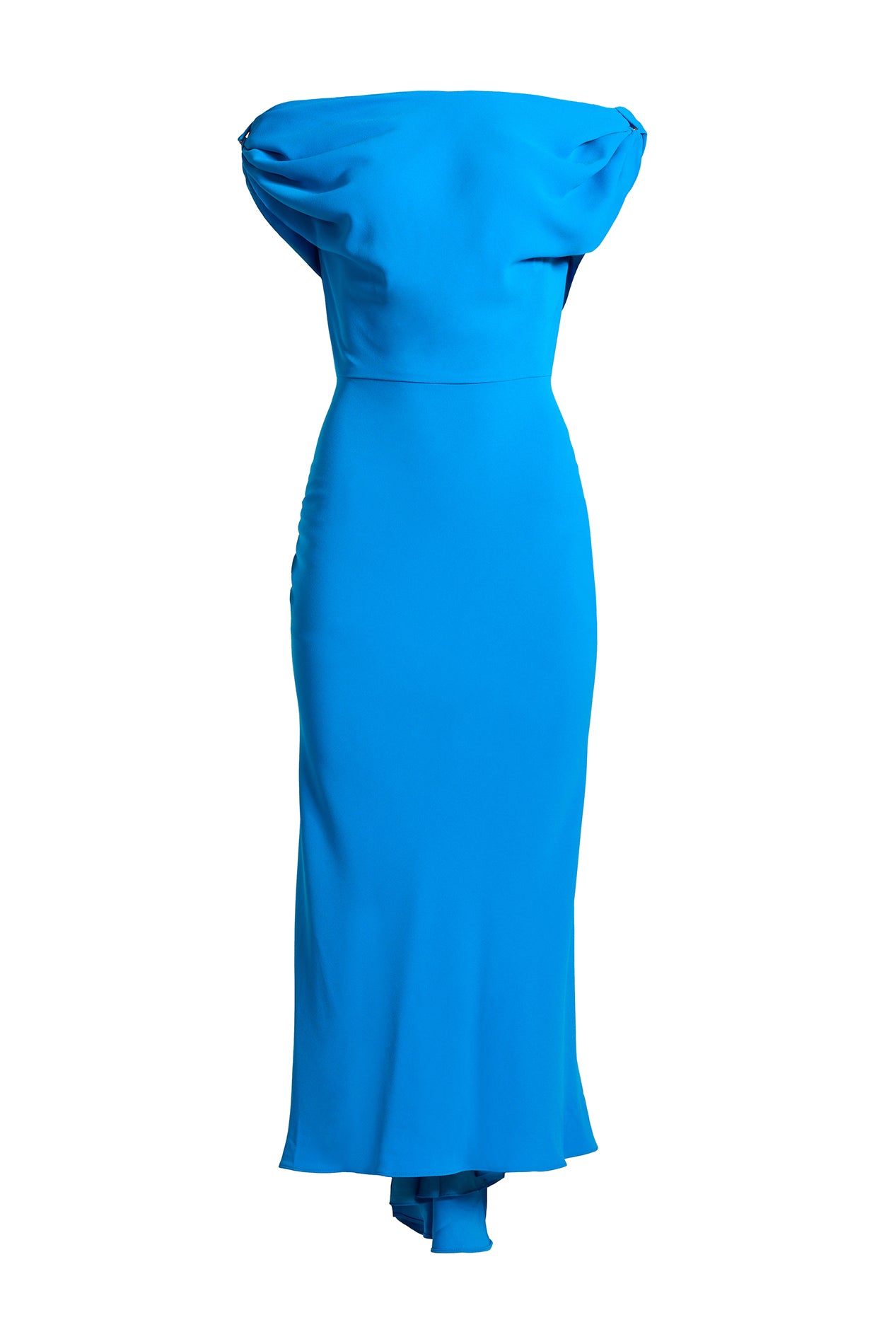 rhea costa Sylvie Midi Dress In Electric-Blue