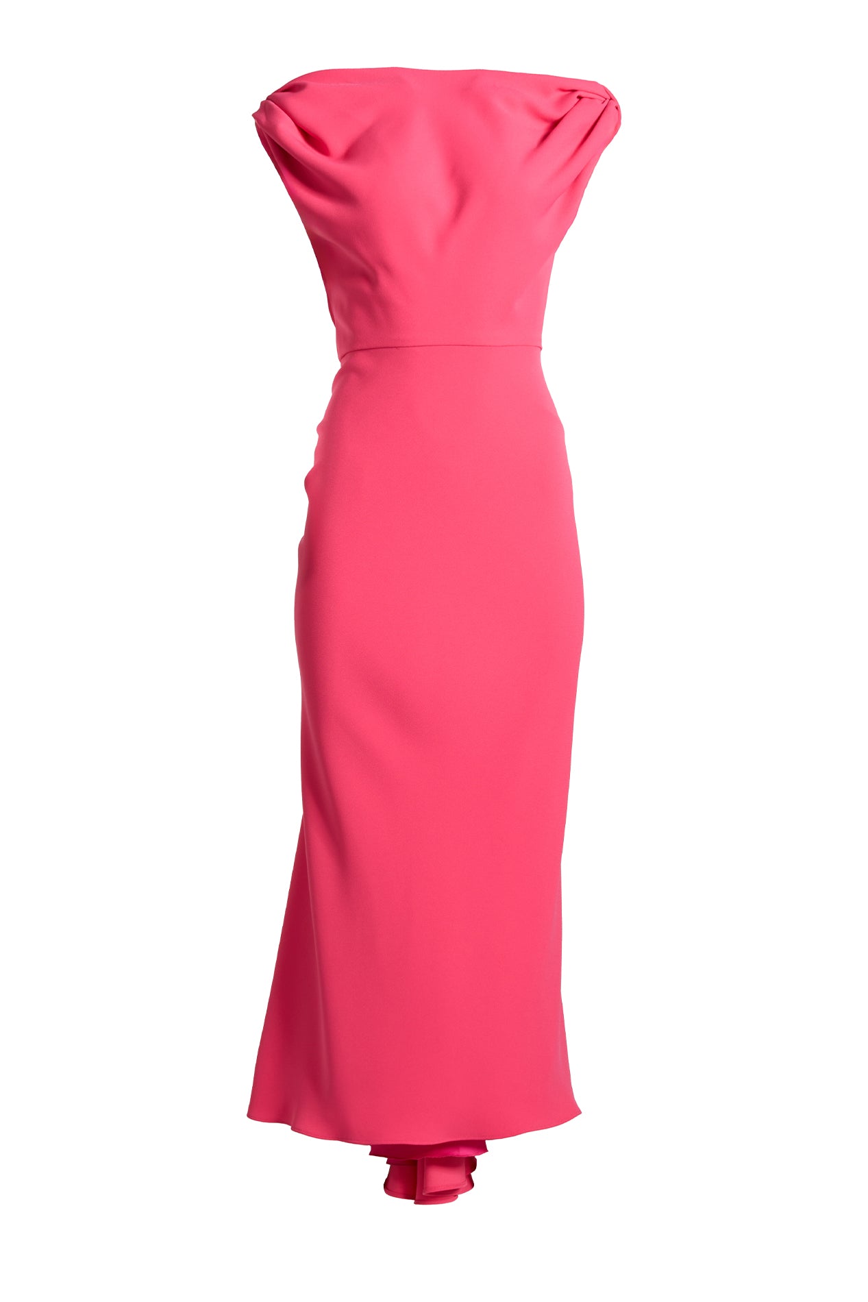 rhea costa Sylvie Midi Dress In Fuchsia