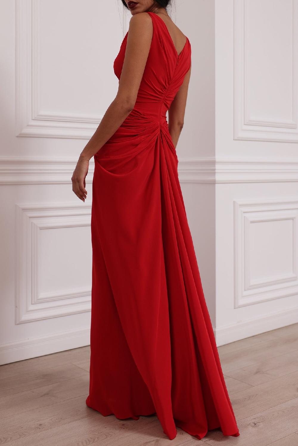 rhea Costa Valeria Silk Dress