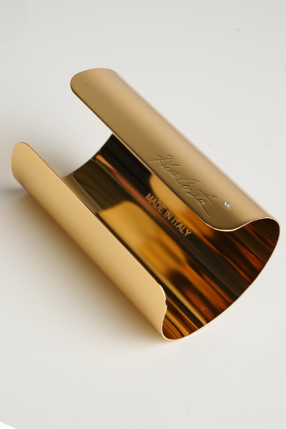 Rhea Costa Xenis Cuff Bracelet In Gold-Plated