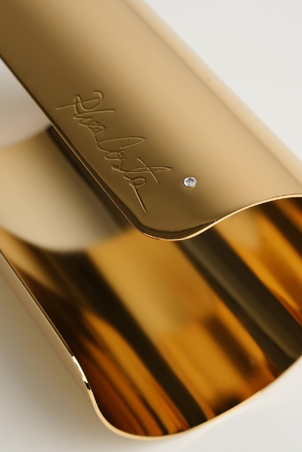 Rhea Costa Xenis Cuff Bracelet In Gold-Plated