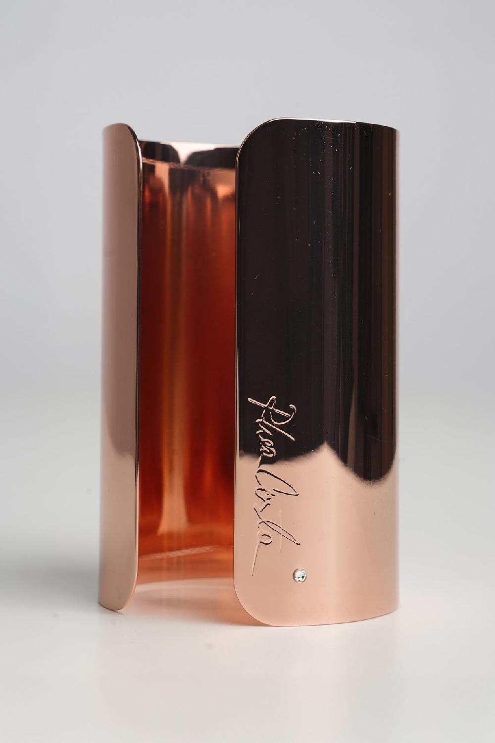 rhea costa Xenis Cuff Bracelet In Rose Gold-Plated