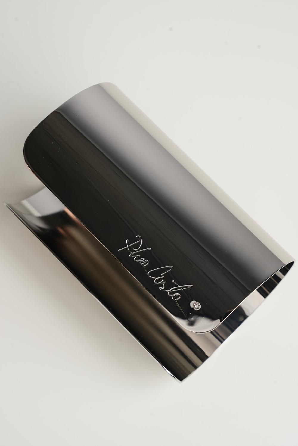 Rhea Costa Xenis Cuff Bracelet In Silver-tone