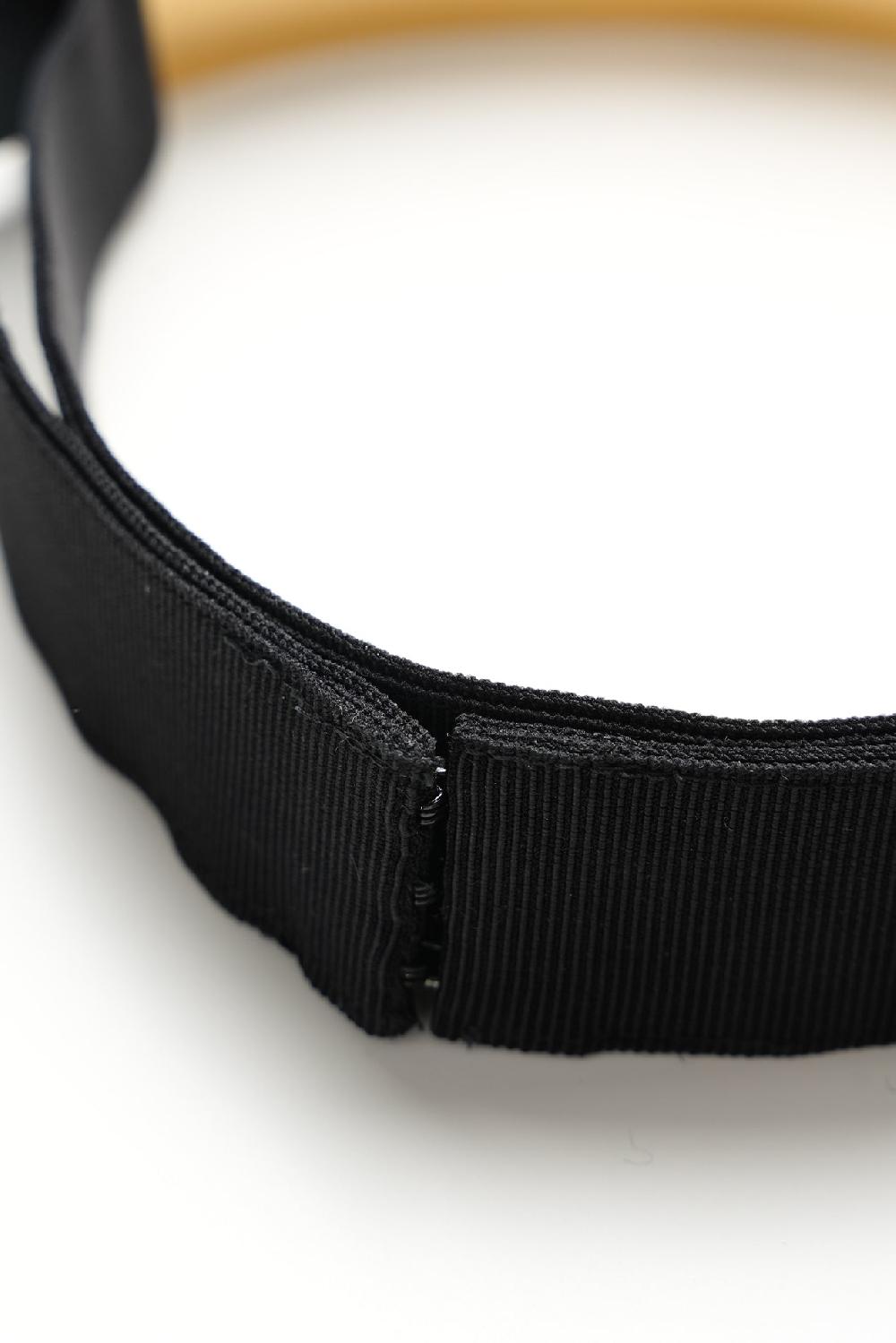 Rhea Costa Xenis Front Metal Belt In Gold-Plated