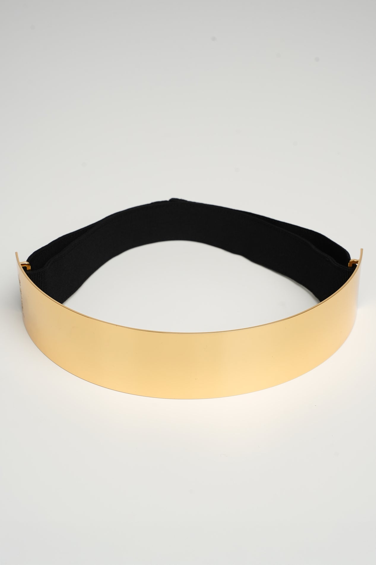 rhea costa Xenis Front Metal Belt In Gold-Plated