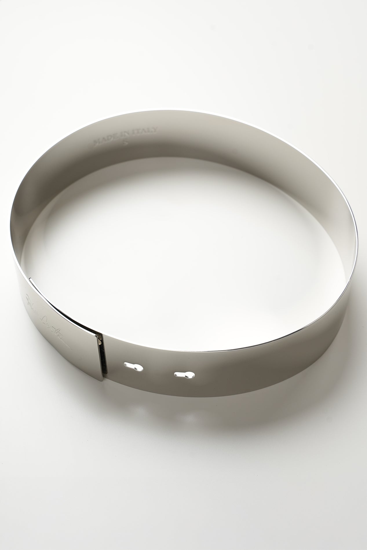 Rhea Costa Xenis Full Metal Belt In Silver-tone