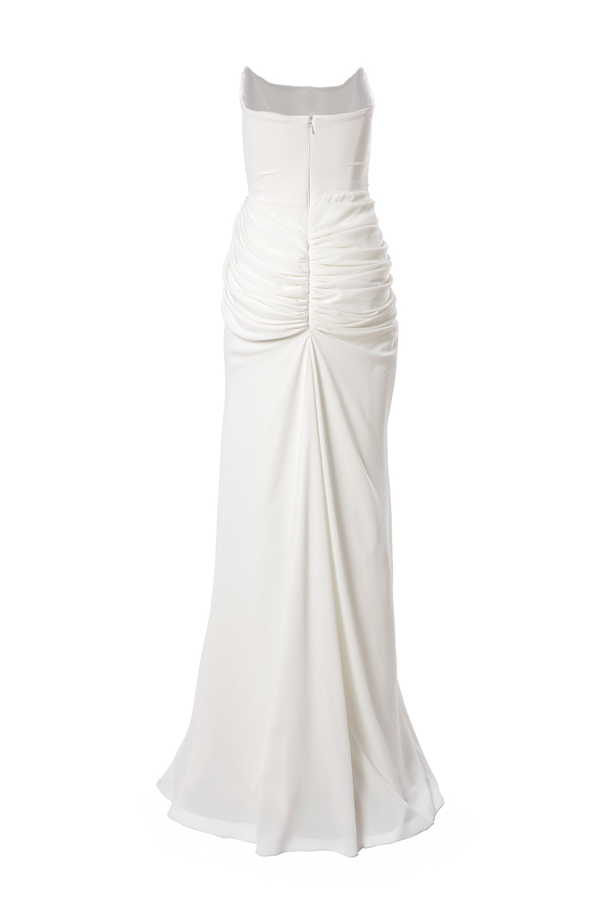Rhea Costa Zaira Long Dress In Off-White