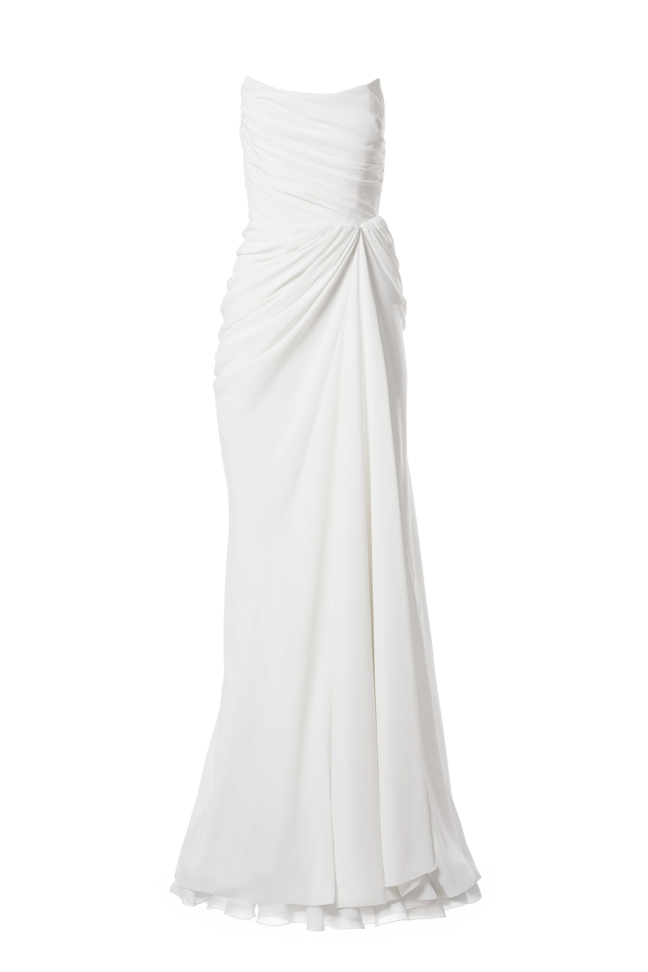 rhea costa Zaira Long Dress In Off-White