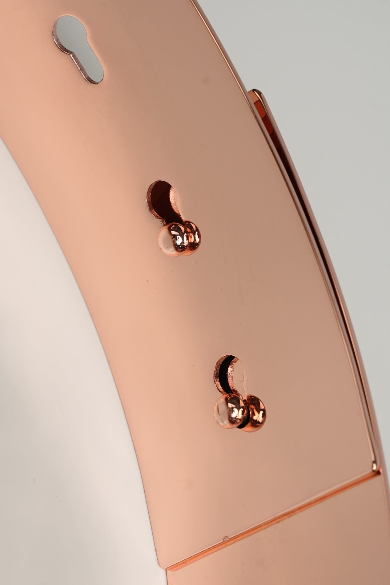 Rhea Costa Xenis Full Metal Belt In Rose Gold-Plated