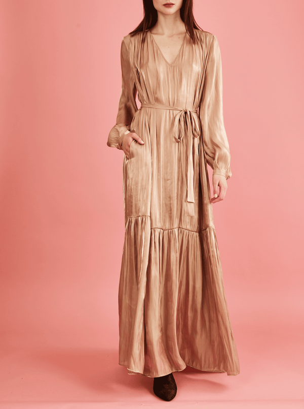 rhié AMANDA DRESS BEIGE