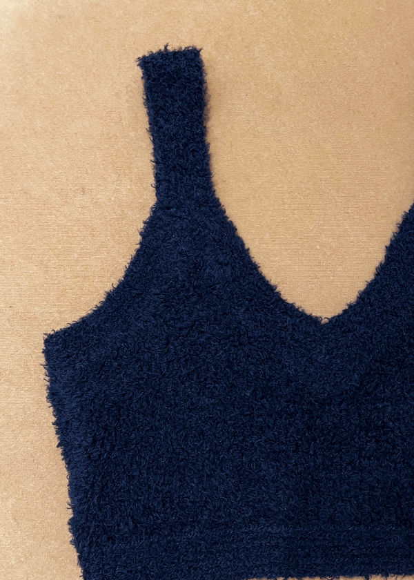 Rhié HAND KNIT LEIGH BRALETTE NAVY
