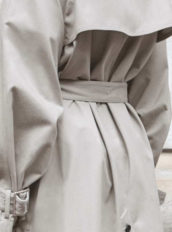 Rhié LONG YORK TRENCH COAT KHAKI