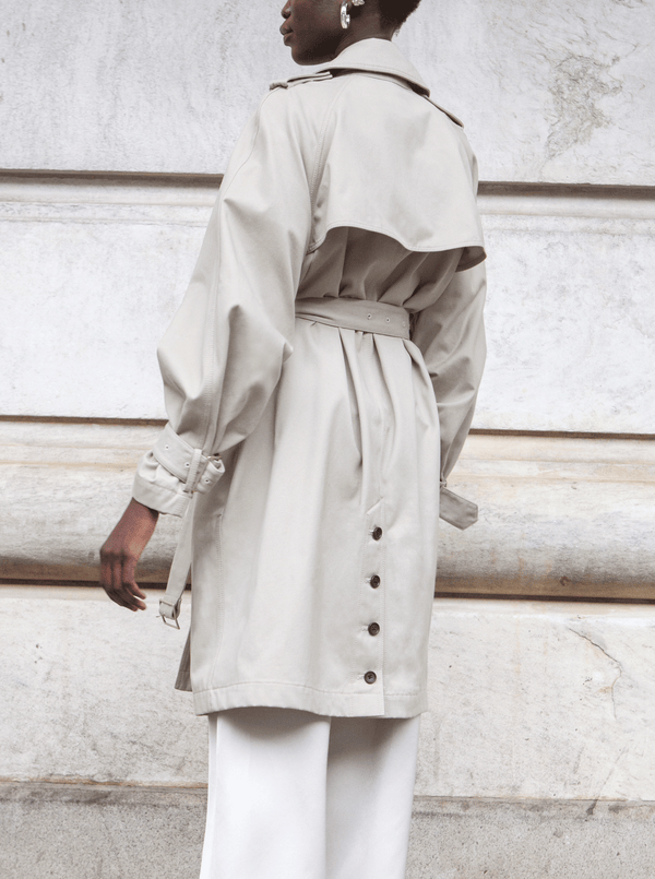 Rhié LONG YORK TRENCH COAT KHAKI