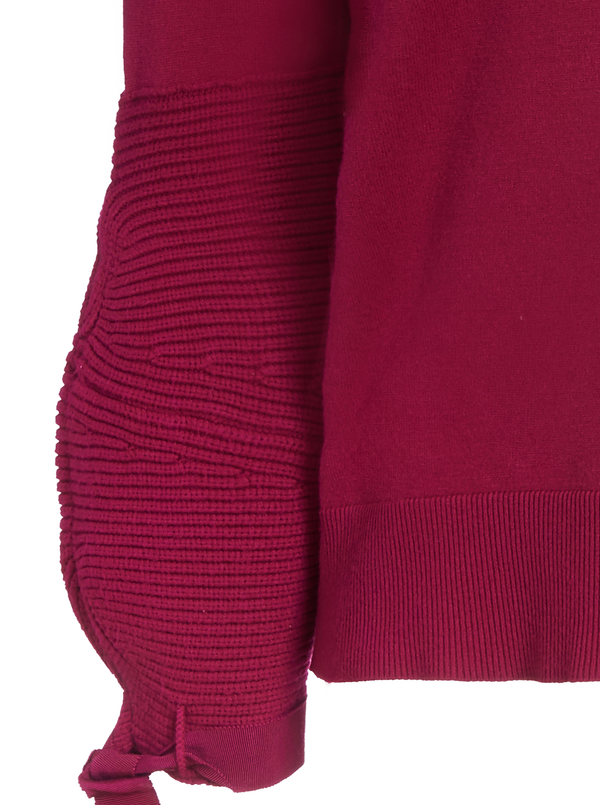 Rhié PUFF SLEEVE SWEATER FUCHSIA