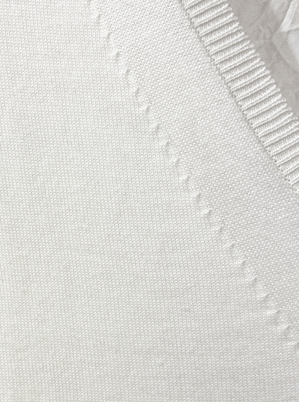 Rhié SOPHIE V-NECK KNIT TOP IVORY