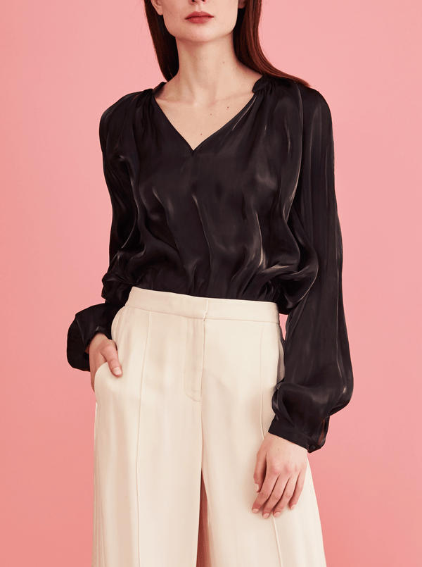 Rhié SUKI BLOUSE BLACK