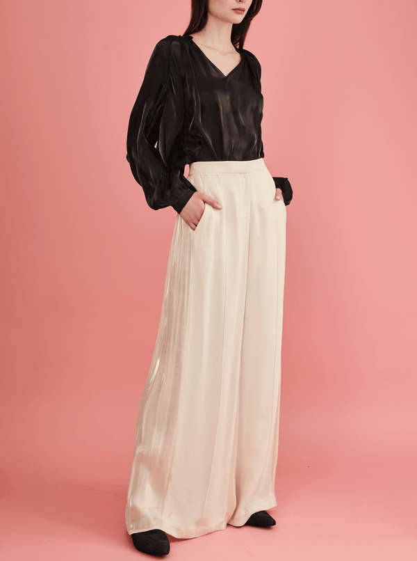 rhié SUKI BLOUSE BLACK rhié SUKI BLOUSE BLACK