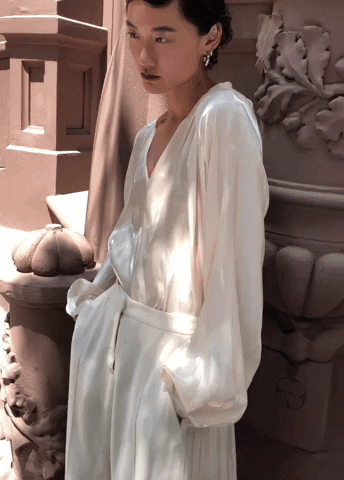 rhié SUKI BLOUSE OYSTER rhié SUKI BLOUSE OYSTER