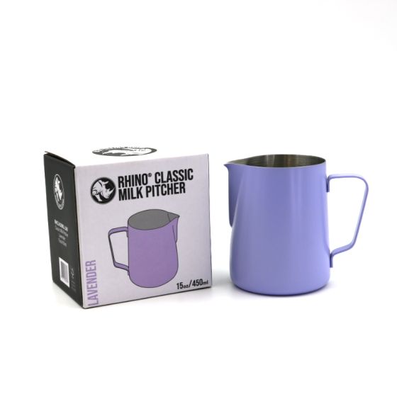 Rhino Coffee Gear Rhino Classic Milk Pitcher 450ml/15oz - Lavender