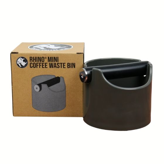 Rhino Coffee Gear Rhino Mini Waste Bin - Gun Metal Grey