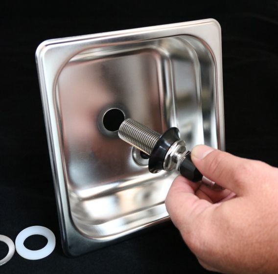 Rhino Coffee Gear Rhino Pitcher Rinser Square - 150mm - Spinjet
