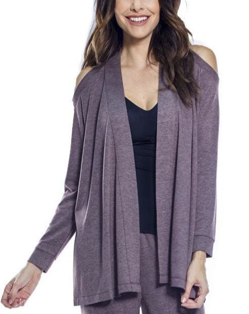 Rhonda Shear Ahh Dreams Cold Shoulder Long Sleeve Wrap - FINAL SALE