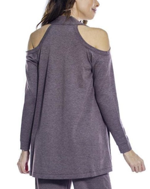 Rhonda Shear Ahh Dreams Cold Shoulder Long Sleeve Wrap - FINAL SALE