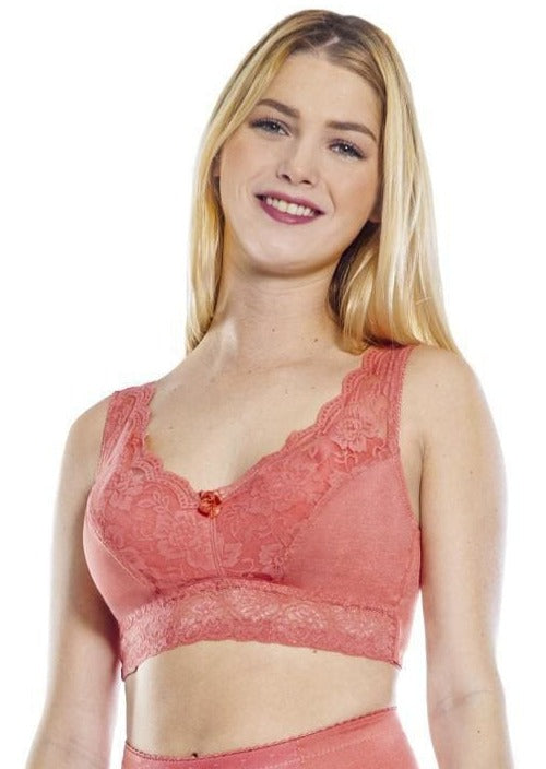 Rhonda Shear Pin-Up Girl Lace Leisure Bra - Final Sale