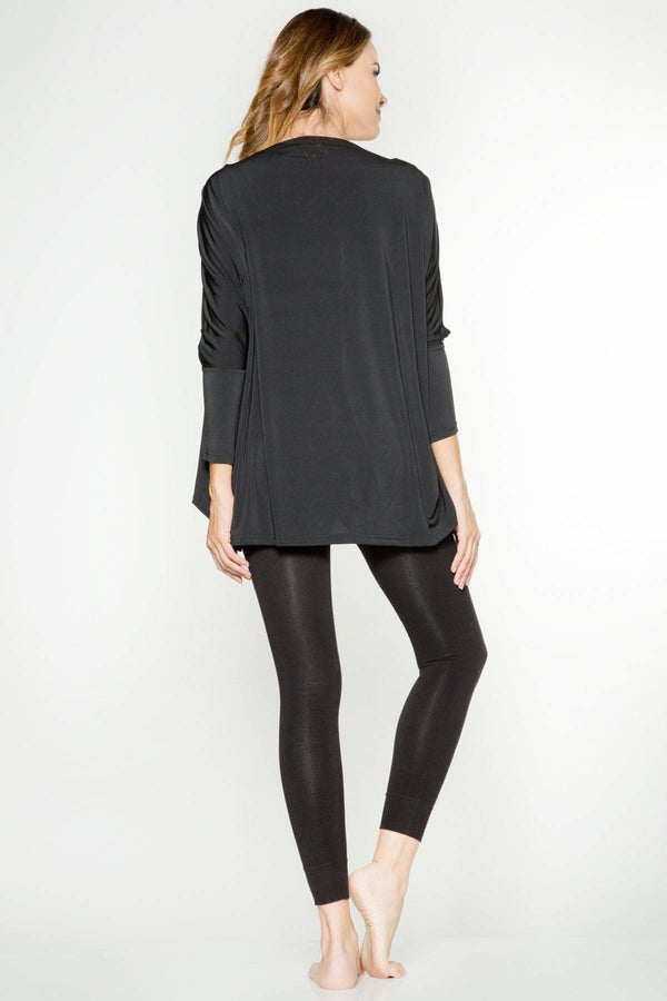 Rhonda Shear Button Detail Top - FINAL SALE