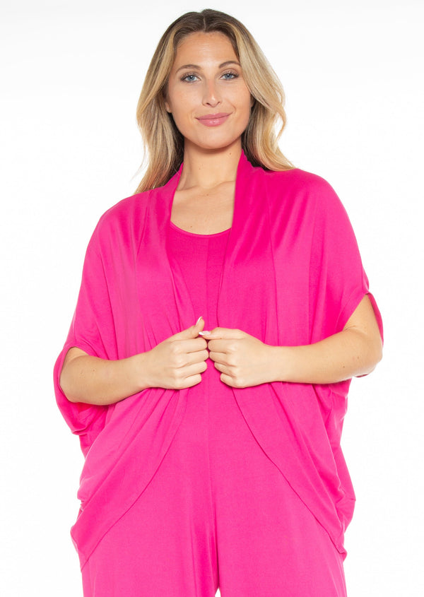 Rhonda Shear Cocoon Drape Cardigan - Final Sale