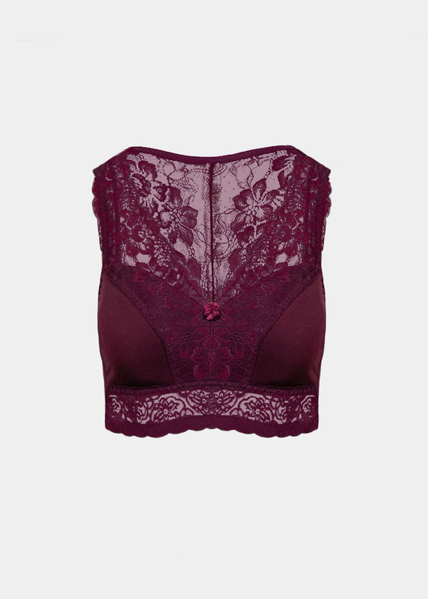 rhonda shear Lace Back Pin-Up Bra - final sale