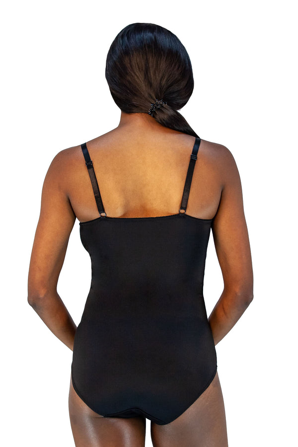 Rhonda Shear Lace Bodice Bodysuit