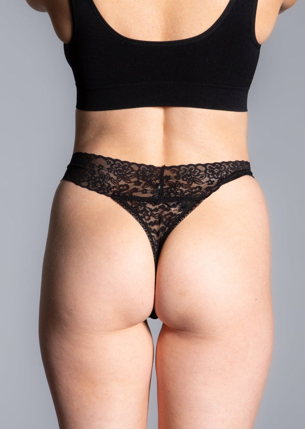 Rhonda Shear Lace Thong Panty