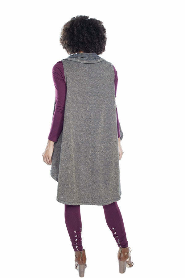 Rhonda Shear Lurex Vest - FINAL SALE