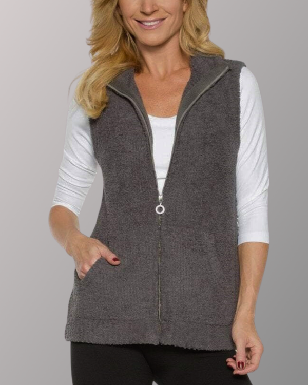 rhonda shear Marshmallow Vest - FINAL SALE