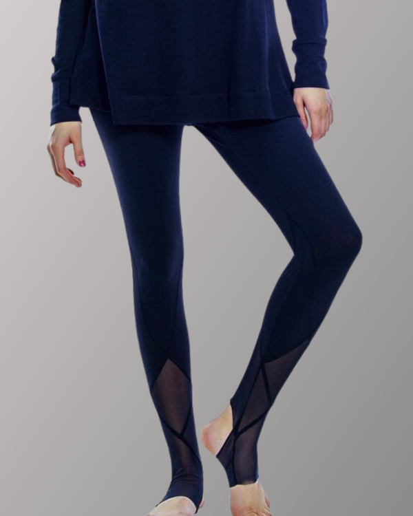 rhonda shear Mesh Detail Legging - FINAL SALE