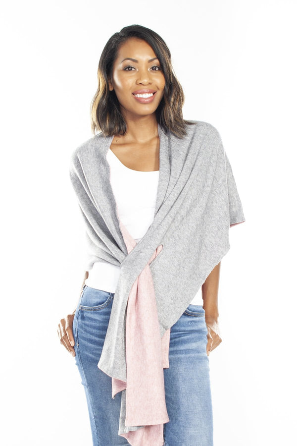 Rhonda Shear Reversible Wrap - FINAL SALE
