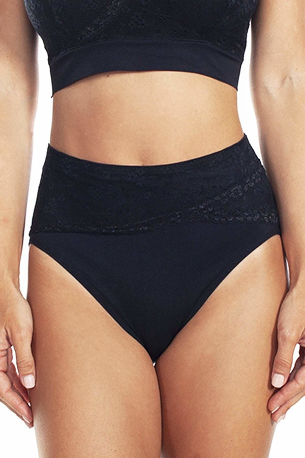 rhonda shear Seamless Brief with Lace