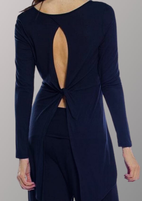 rhonda shear Twist Back Top - FINAL SALE