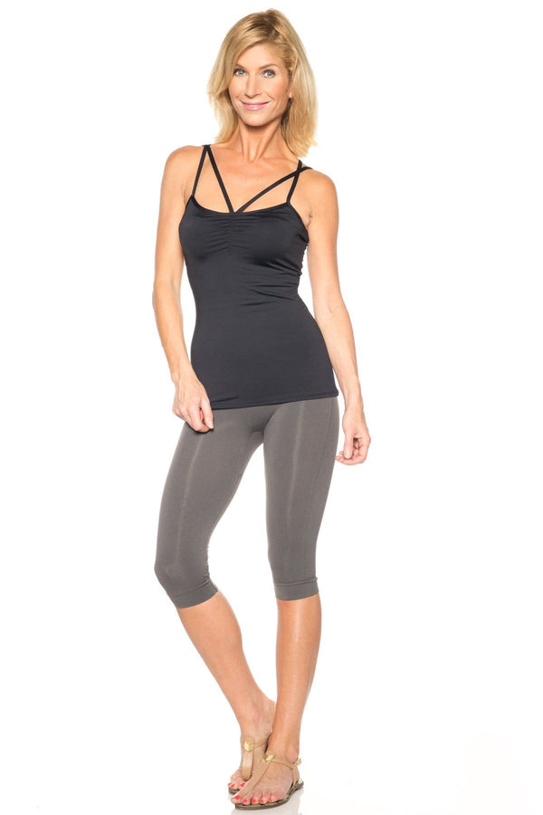 Rhonda Shear Seamless Shaping Capri Legging - Final Sale