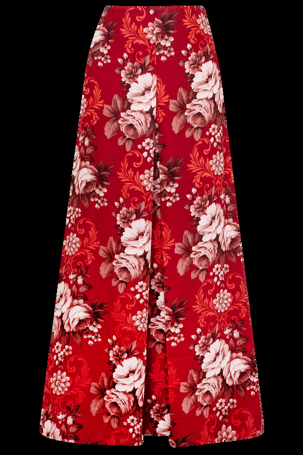 Rianna Nina One-of-a-kind Skirt With Box Pleat Cotton