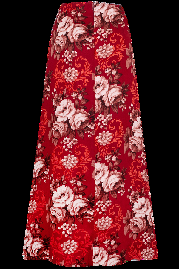 Rianna Nina One-of-a-kind Skirt With Box Pleat Cotton