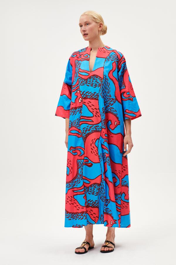 rianna nina Archive Long Plastron Dress