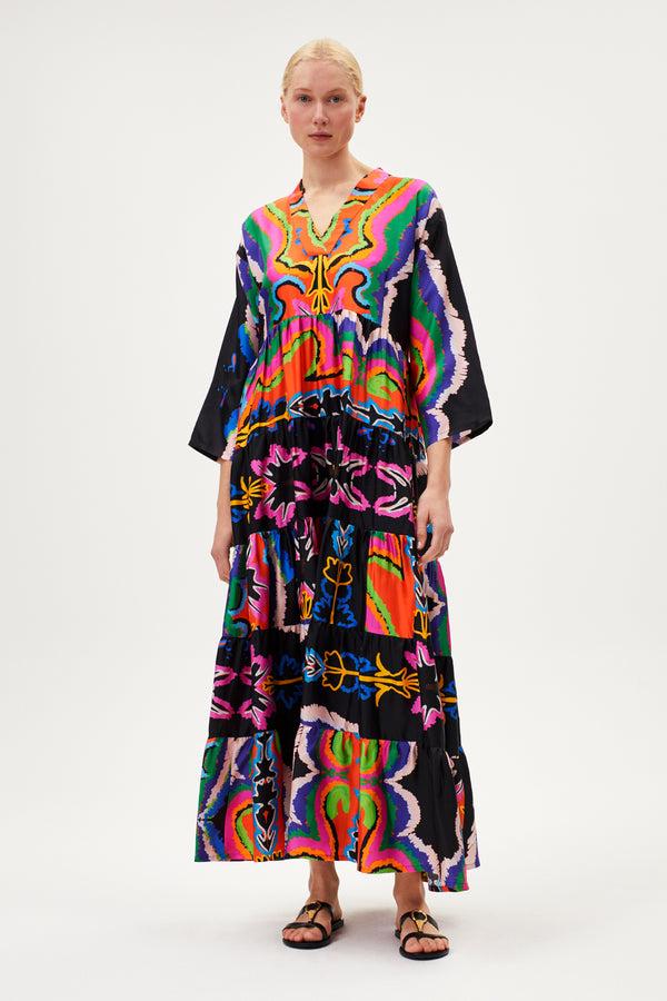 Rianna Nina Archive Volant Dress Long