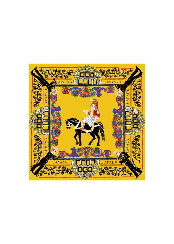 rianna nina Benaki Scarf Yellow 140