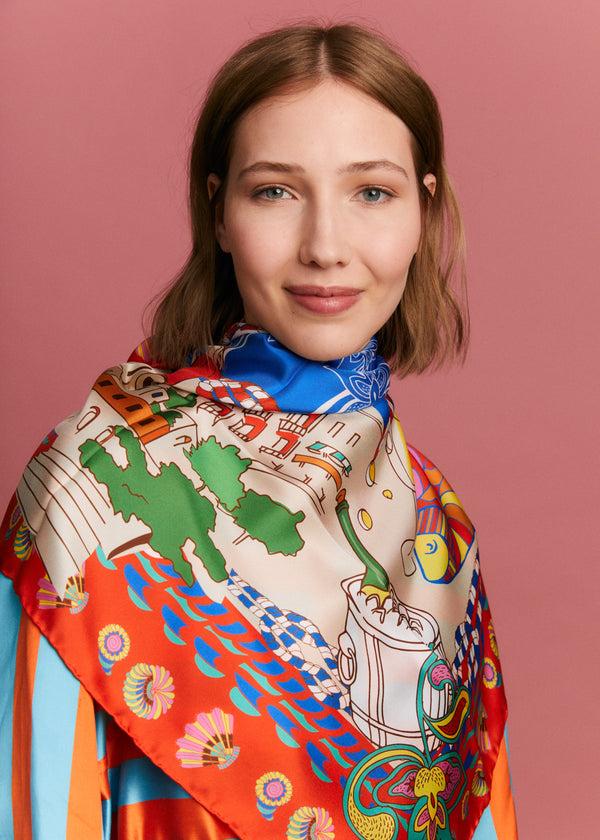 Rianna Nina BLU Scarf Limoni 140