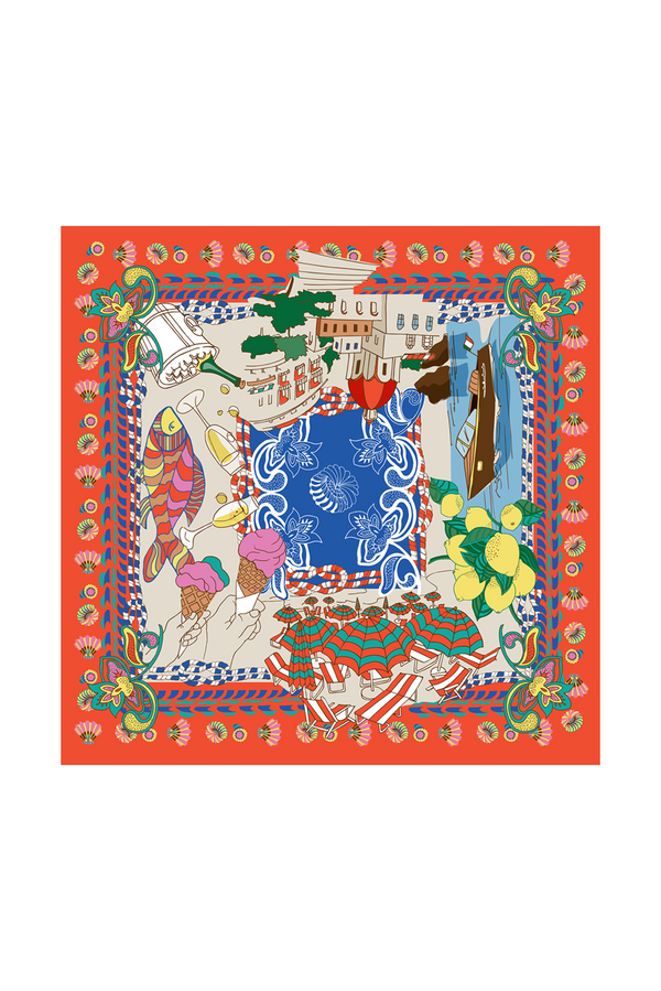 rianna nina BLU Scarf Limoni 140