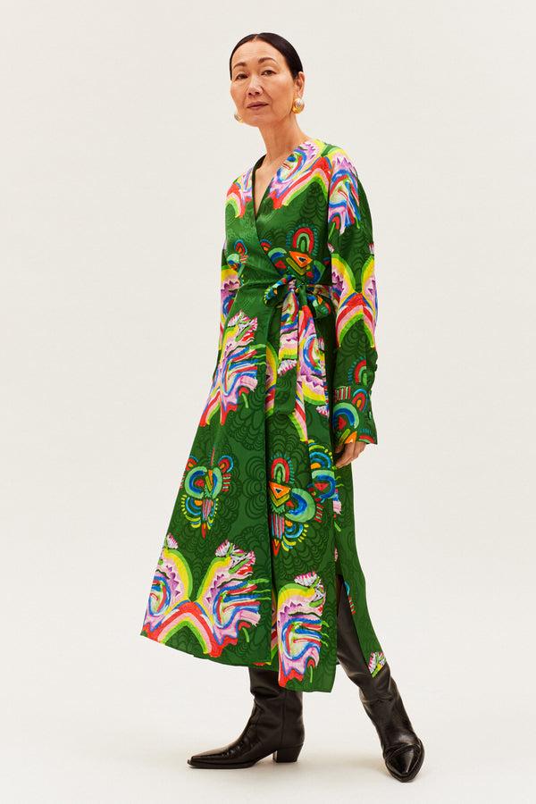 rianna nina Fantasia Wrap Dress Maggie